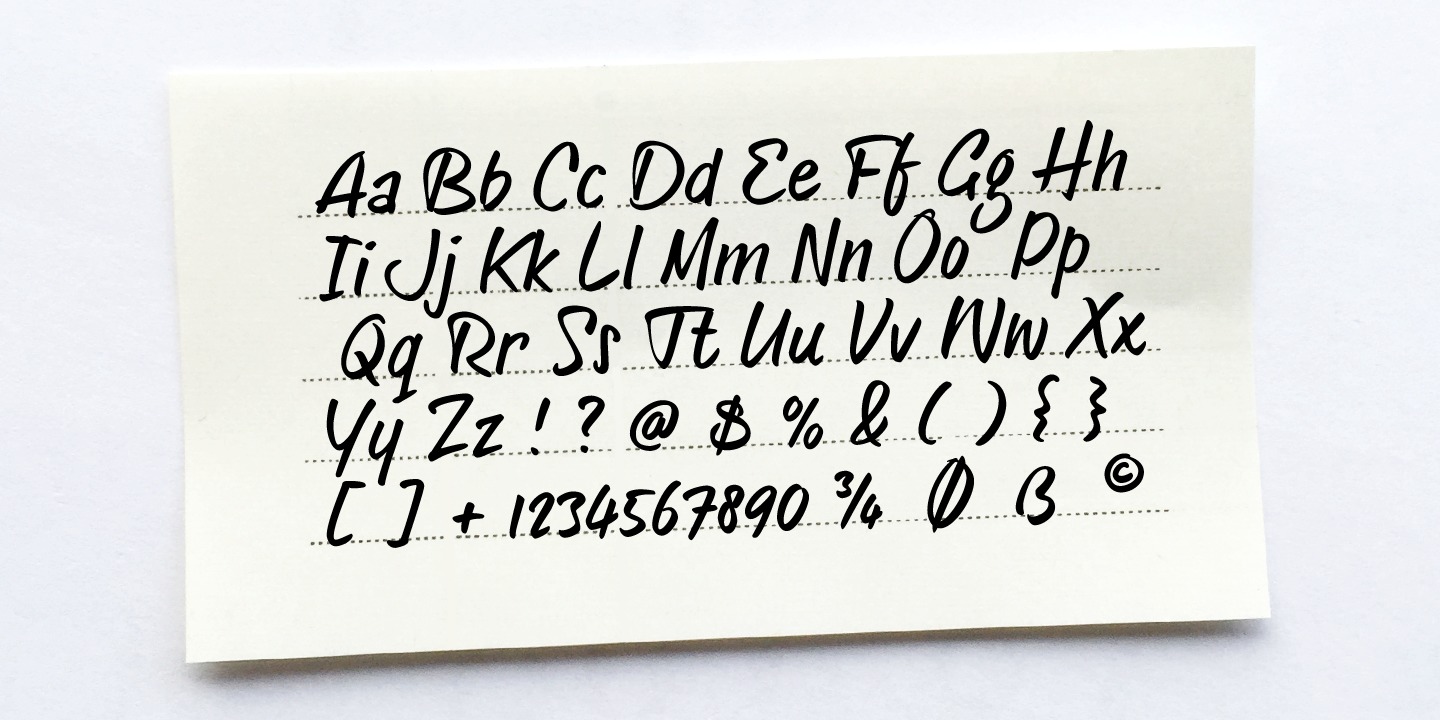 Example font Old Letterhand #6